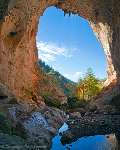 Travertine Arch - Greg Lawson Photography Art Galleries in Sedona