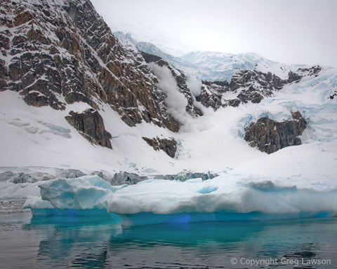 Antarctic Avalanche - Greg Lawson Photography Art Galleries in Sedona