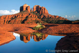 Cathedral Rock reflection, Sedona Book, Sedona Heaven Sent, Greg Lawson Photography Art Galleries in Sedona, Arizona