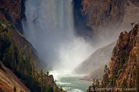 Yellowstone Falls - Greg Lawson Photography Art Galleries in Sedona