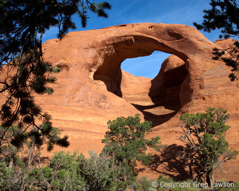Arch in Sand - Greg Lawson Photography Art Galleries in Sedona